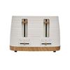 Morphy Richards Clay China White 4 Slice Toaster