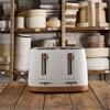 Morphy Richards Clay China White 4 Slice Toaster