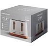 Morphy Richards Clay China White 4 Slice Toaster