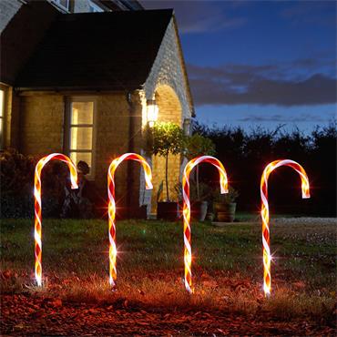 Smart Garden Large Candy Cane Stakes