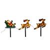 Smart Garden Santa Sleigh Stakes Battery