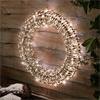 Smart Garden Glittertwist Gold Wreath 60cm