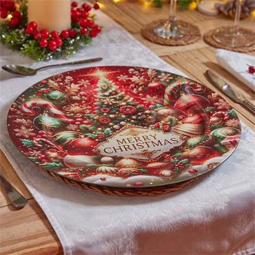 Smart Garden Merry Christmas Charger Plate 33cm