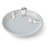 CookSmart Coastal Birds Teabag Tidy Blue
