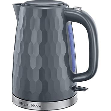 RUSSELL HOBBS HONEYCOMB KETTLE GREY