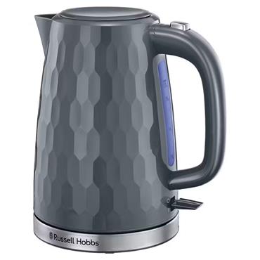 Russell Hobbs Honeycomb Kettle Grey 1.7L