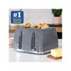 Russell Hobbs Honeycomb 4 Slice Toaster Grey