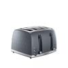 Russell Hobbs Honeycomb 4 Slice Toaster Grey