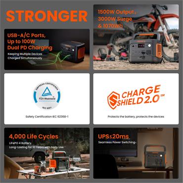 Jackery Explorer 1000 V2 Power Station 1070wh