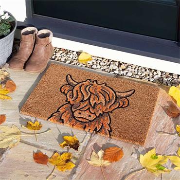 Smart Garden Highland Cow Door Mat 40x60cm