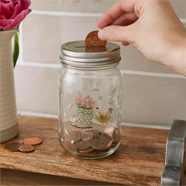 CookSmart Hen House Lane Money Jar