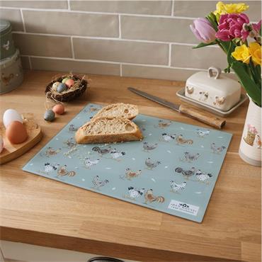CookSmart Hen House Lane Glass Worktop Saver