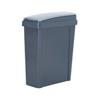Studio Kitchen Slim Bin & Lid Midnight-silver