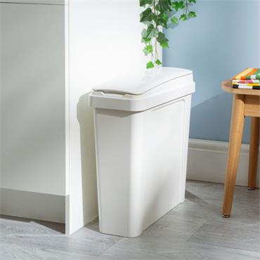 Wham Casa Slim Bin White 25l