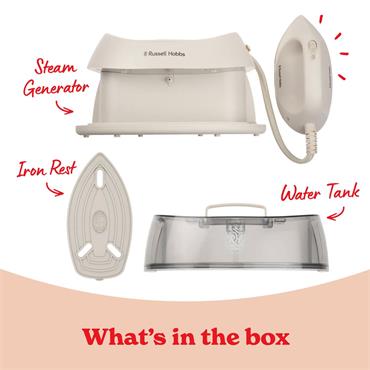 Russell Hobbs Fabric-luxe Steamer