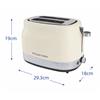 Russell Hobbs Hanley Toaster 2 Slice Jasmine