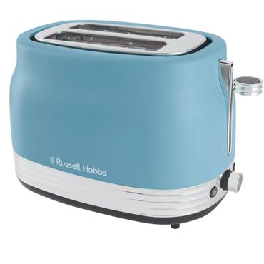 Russell Hobbs Hanley 2 Slice Toaster Retro Blue