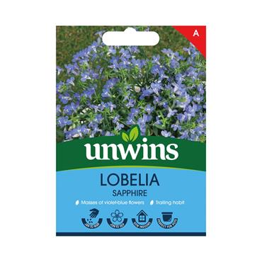 Unwins Lobelia Sapphire Trailing Seeds