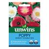 Unwins Poppy Shirley Double Mix Seeds