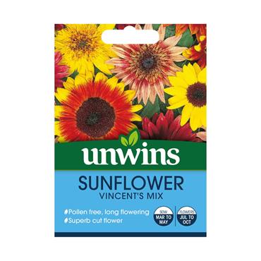 Unwins Sunflower Vincents Mix Seeds
