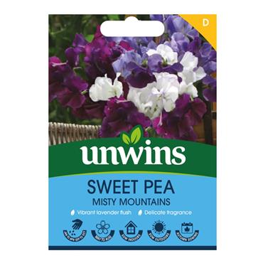 Unwins Sweet Pea Misty Mountains Seeds