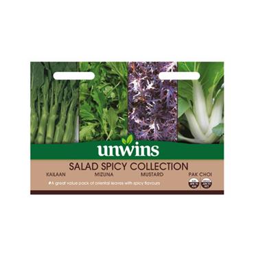 Unwins Salad Spicy Collection Pack Seeds