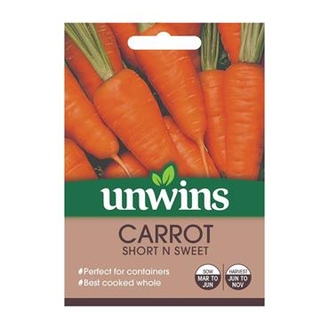 Carrot Patio Short And Sweet Seeds