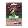 Unwins Lettuce Lollo Rossa Seeds