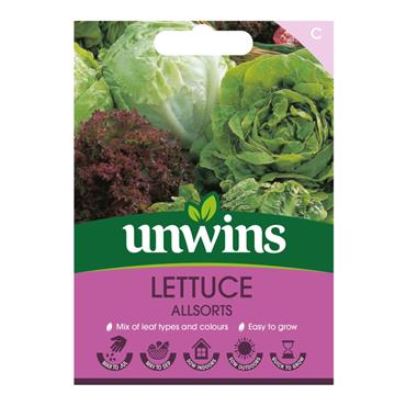 Unwins Lettuce Allsorts Seeds