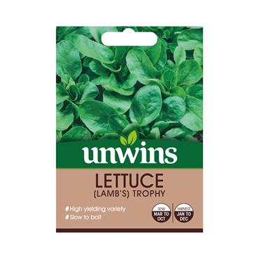 Unwins Lettuce Leaves Lamb's Trophy Seeds