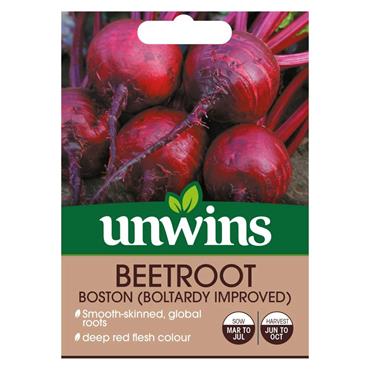 Unwins Beetroot Boston Vegetable Seeds