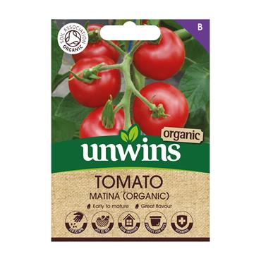 Unwins Tomato Round Matina Organic Seeds
