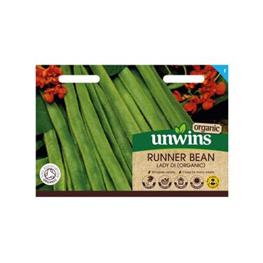Unwins Runner Bean Lady Di Seeds