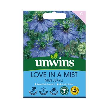 Unwins Love In A Mist Miss Jekyll Seeds