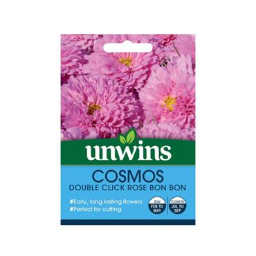 Unwins Cosmos Double Click Rose Bon Bon