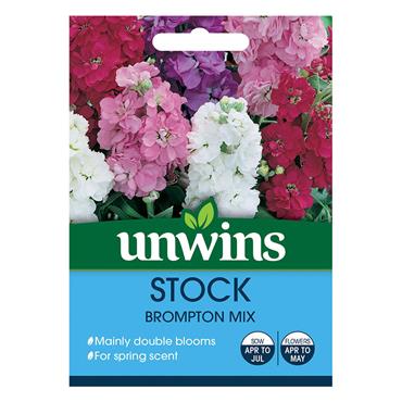 Unwins Stock Brompton Mix Seeds