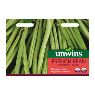 Unwins Climbing French Bean Isabel Seeds