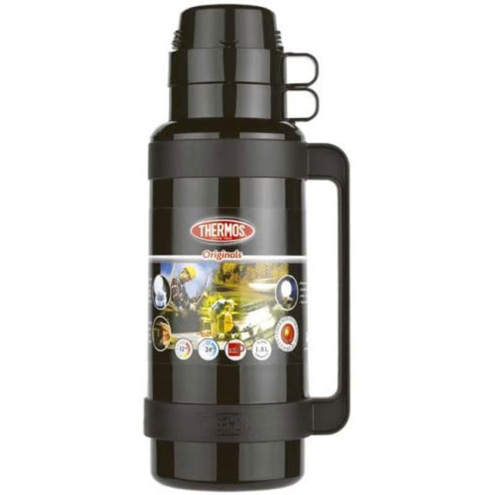 Thermos Flask Premier Black 1.8L Stakelums Home & Hardware