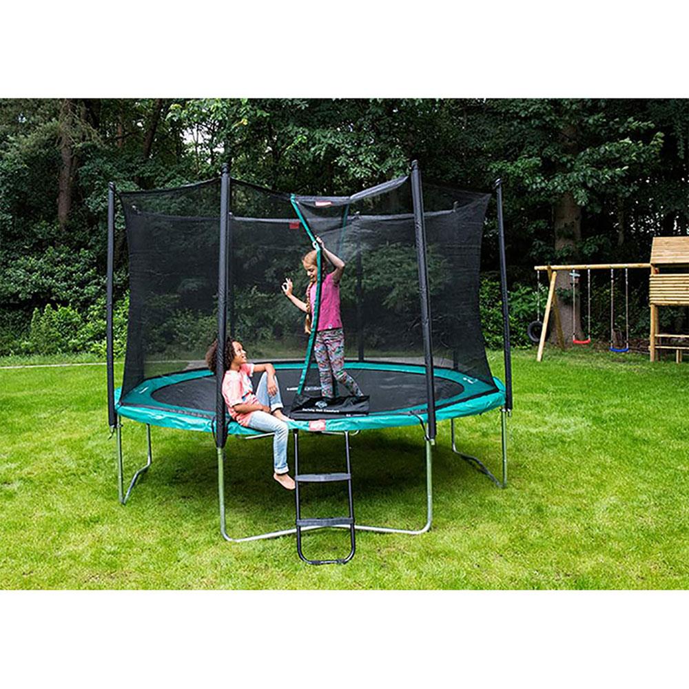 Berg Favorit Regular 330 Trampoline Green with Safety Net Stakelums