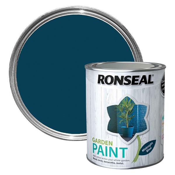 Ronseal Garden Paint Midnight Blue 750ml Stakelums Home & Hardware Tipperary Ireland