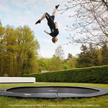 Berg Sports Champion Flatground Trampoline Grey 380