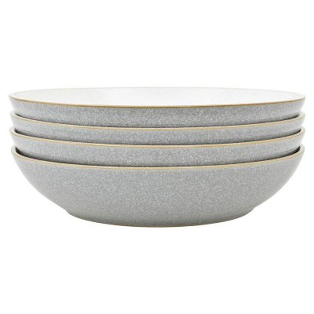 Denby Elements Light Grey Pasta Bowl Set 4pce Stakelums Home