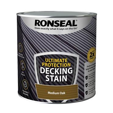Ultimate Protection Decking Stain Medium Oak 2.5l