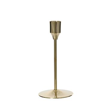 Kaemingk Candleholder Brass Gold D.7cmx15.5cm