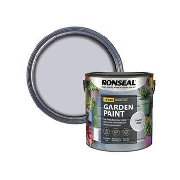 Ronseal Garden Paint Pewter Grey 250ml