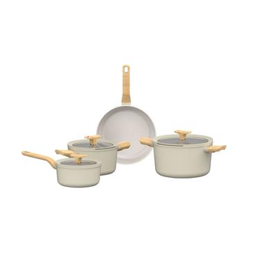 Berghoff Balance 7 Piece Cream Cookware Set