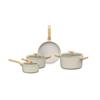 Berghoff Balance 7 Piece Cream Cookware Set
