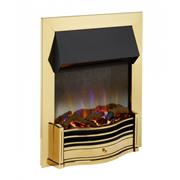 Dimplex Dumfries Optiflame 3d Effect Electric Fire Brass