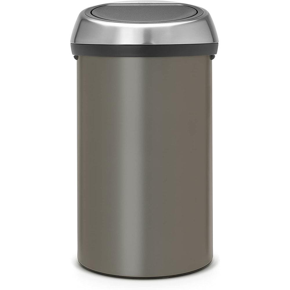 Brabantia Platinum Steel Touch Bin 60L Stakelums Home & Hardware