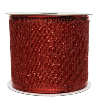 Ribbon Glitter And Sparkle Red